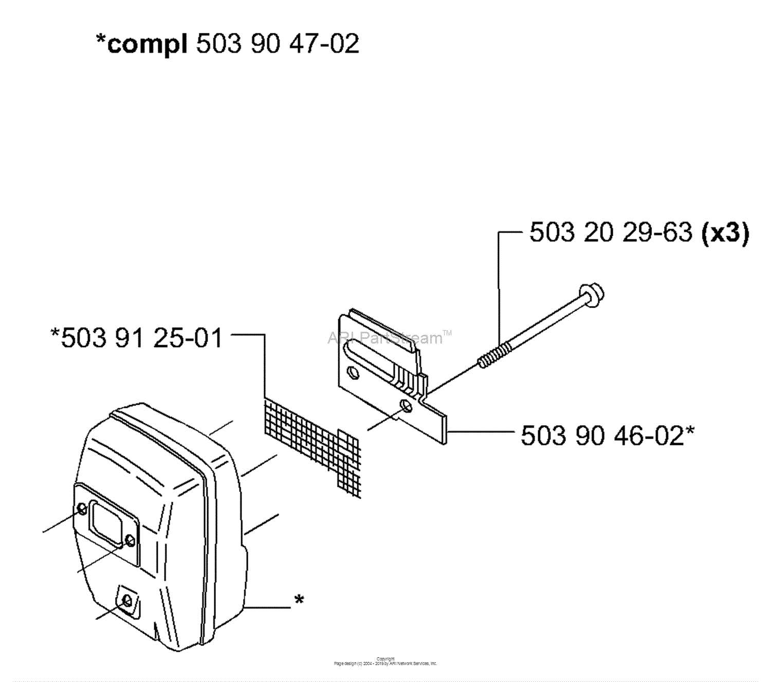 muffler diagram parts