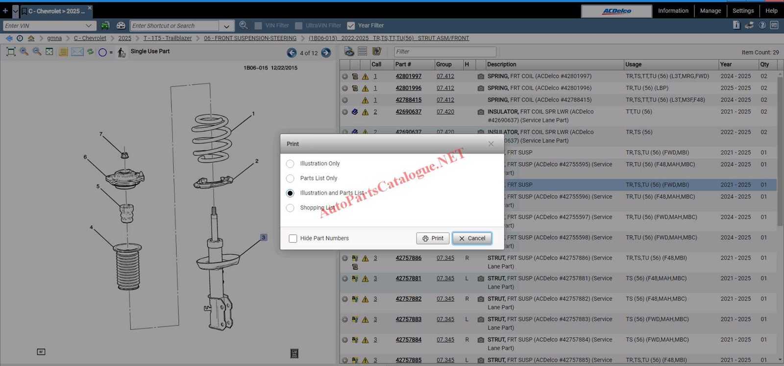 gm parts diagram online