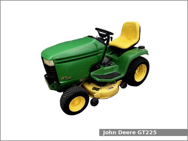 john deere gt225 parts diagram