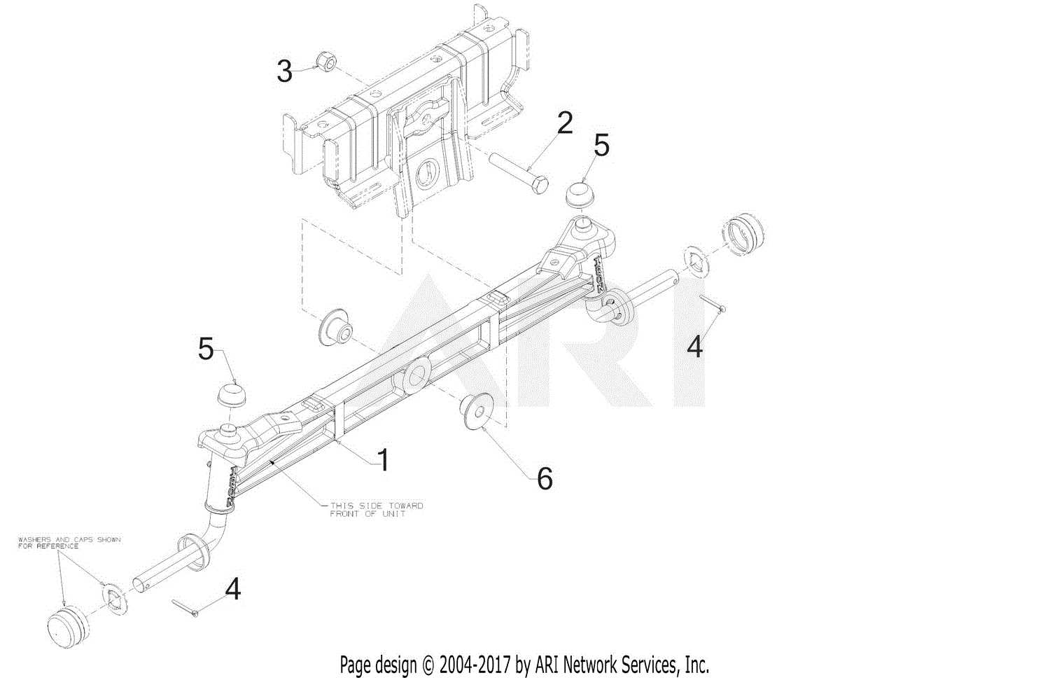 jeep wrangler front axle parts diagram