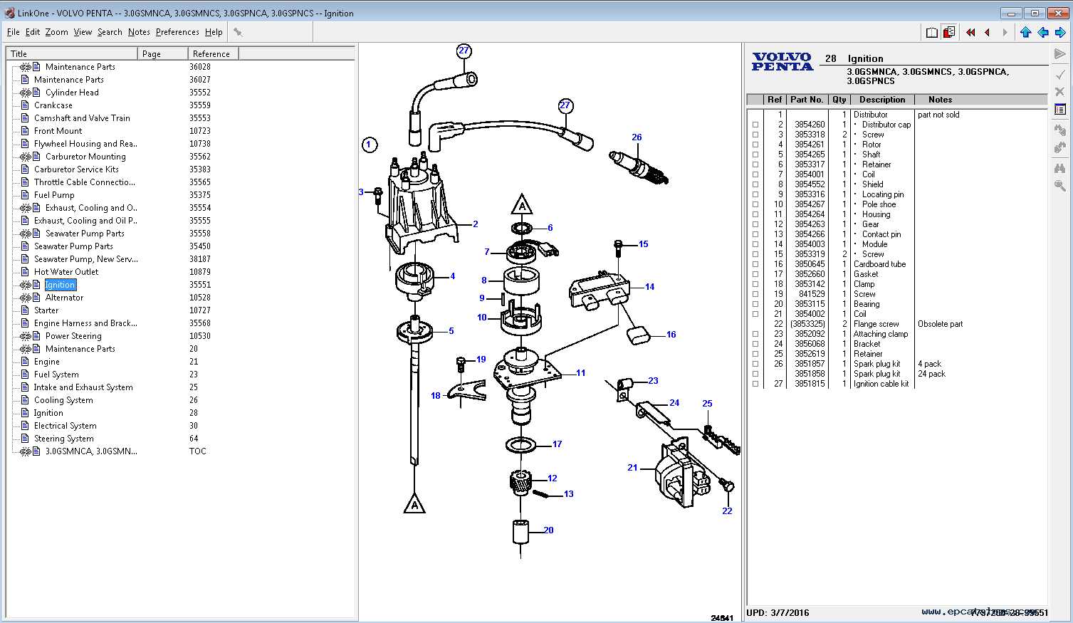 volvo penta marine parts diagram