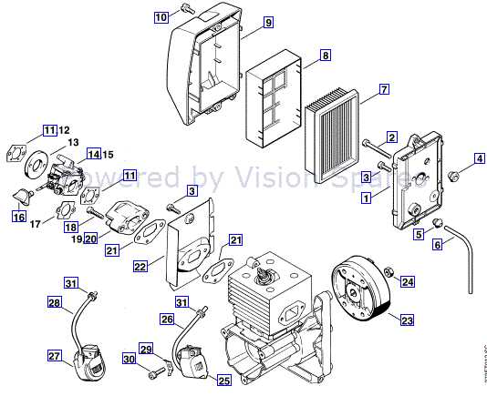 stihl ms 440 magnum parts diagram