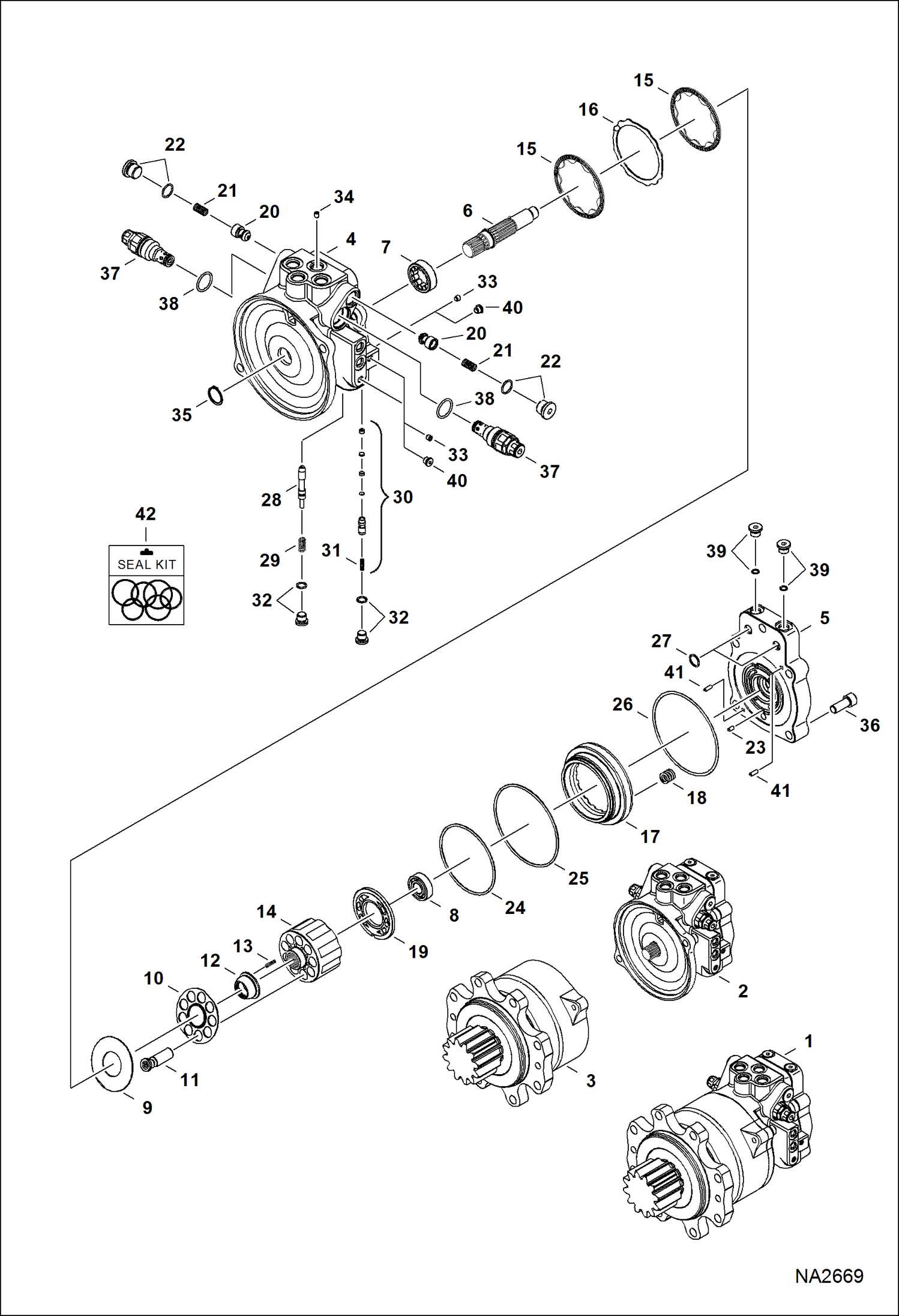 bobcat e45 parts diagram