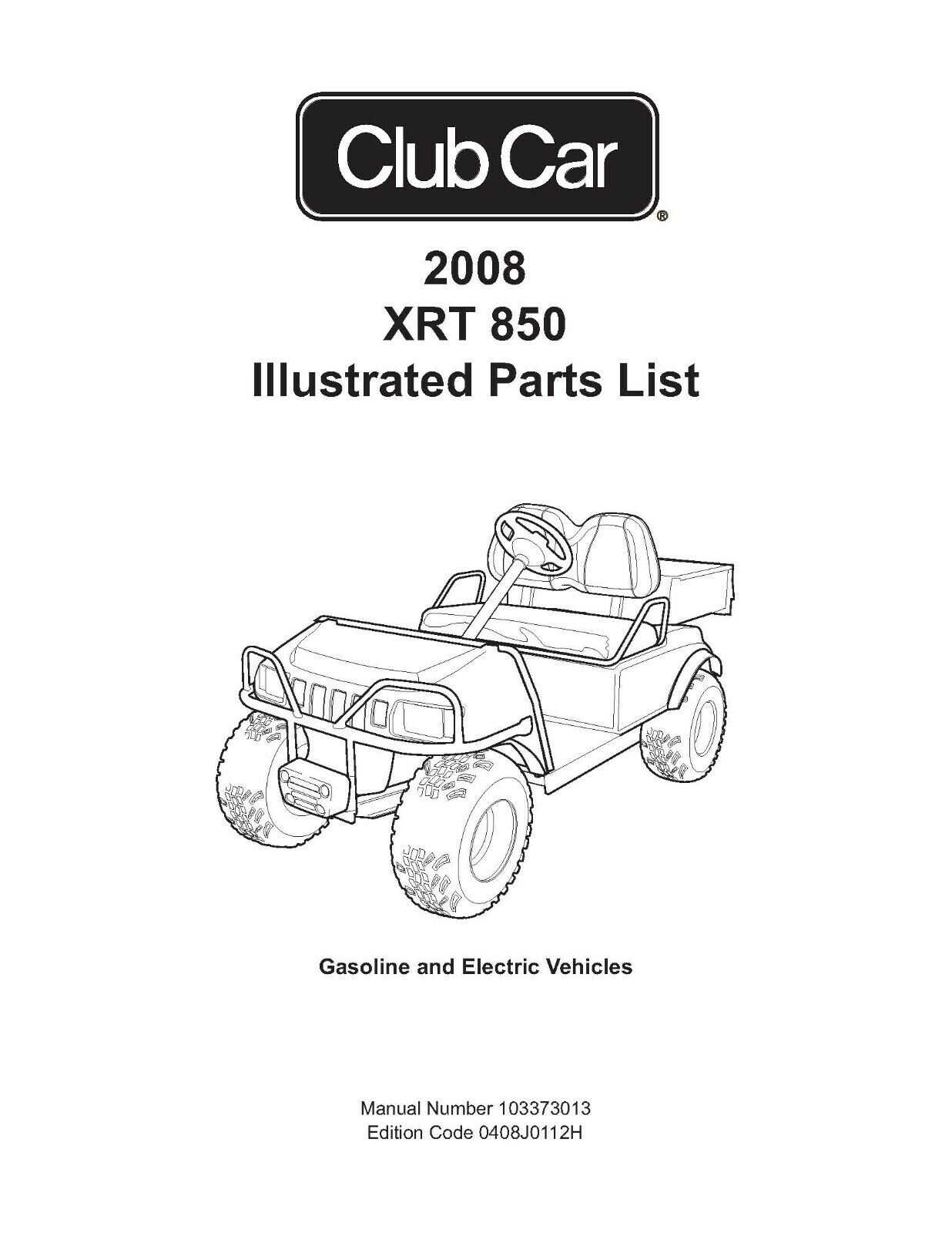 gas club car parts diagram