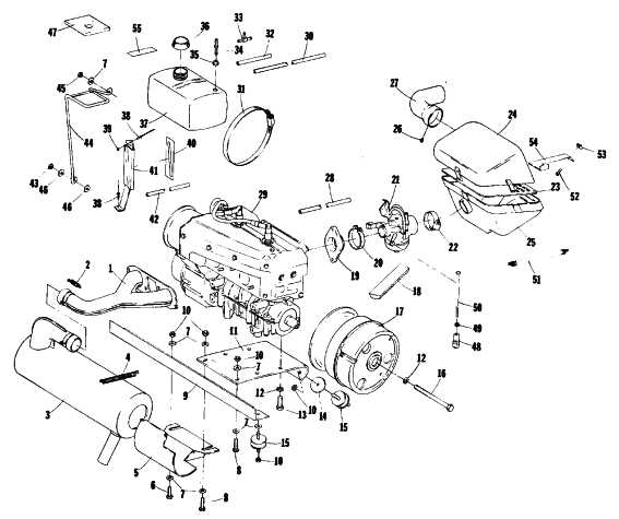snowmobile parts diagram