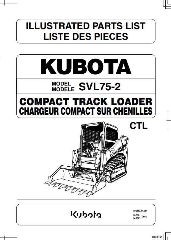 kubota svl95 parts diagram