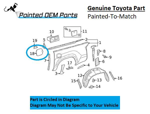 2019 toyota tacoma parts diagram