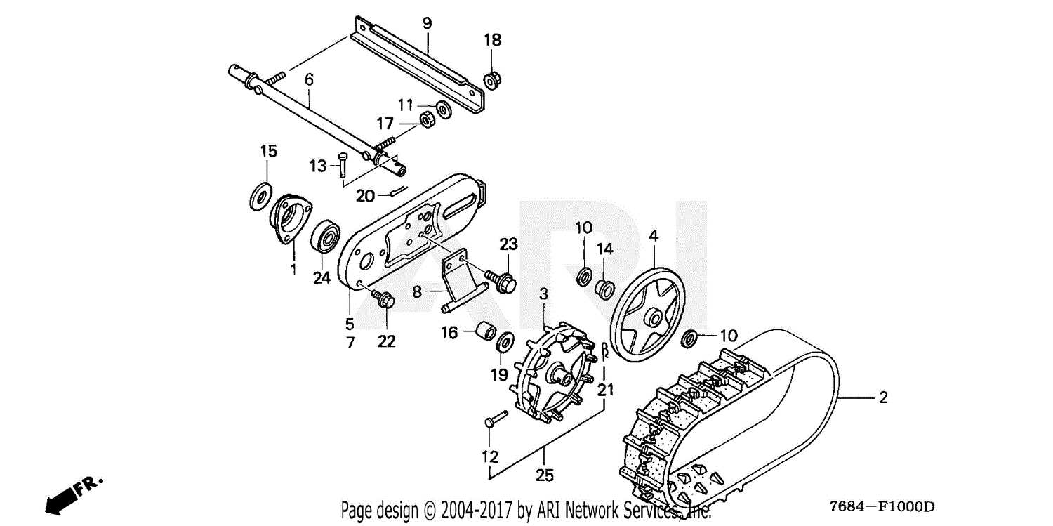 honda hs828 snowblower parts diagram