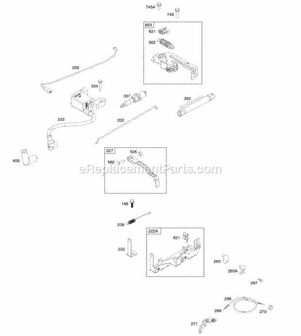 parts diagram for briggs and stratton engine