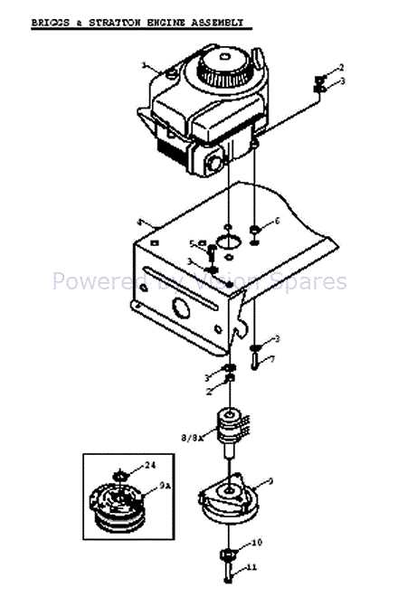 parts diagram for briggs and stratton engine