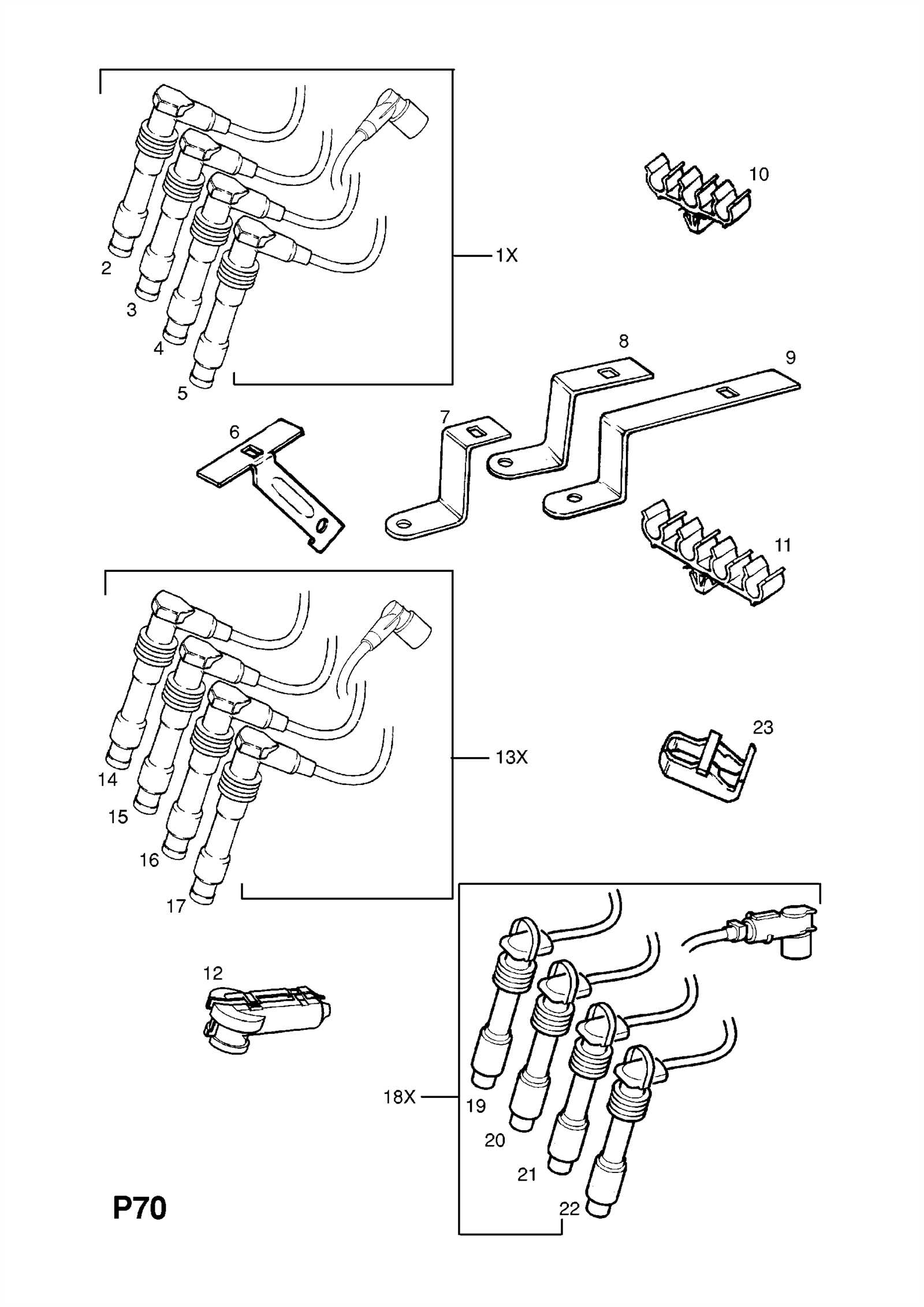 parts of a spark plug diagram