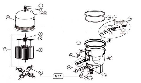 pentair filter parts diagram