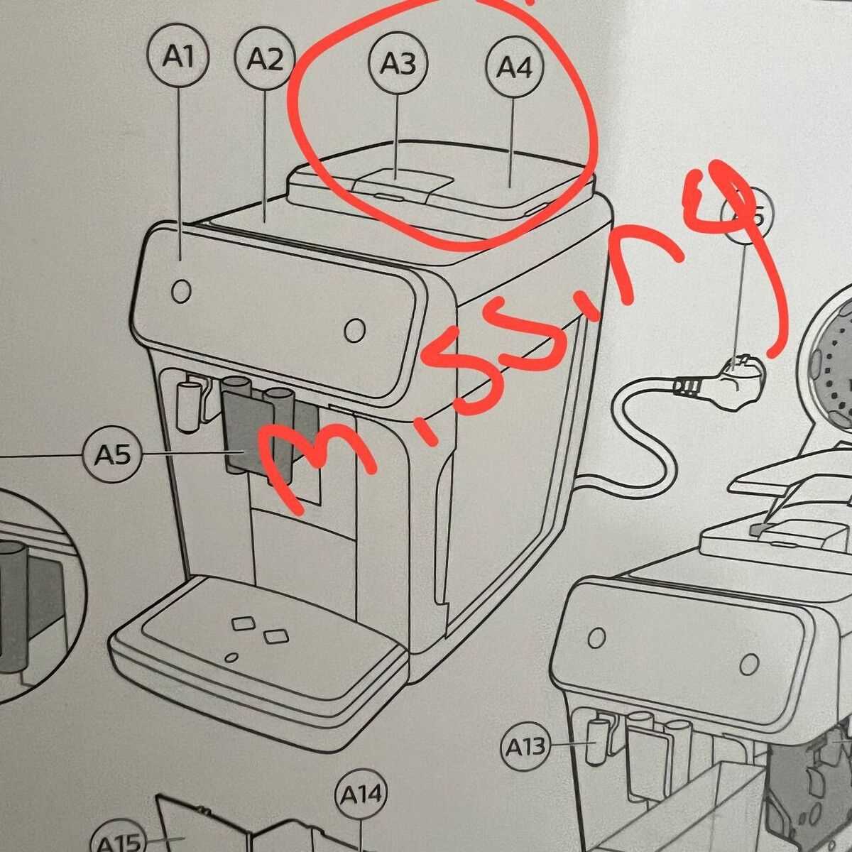 philips 3200 parts diagram