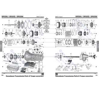 5r55e transmission parts diagram