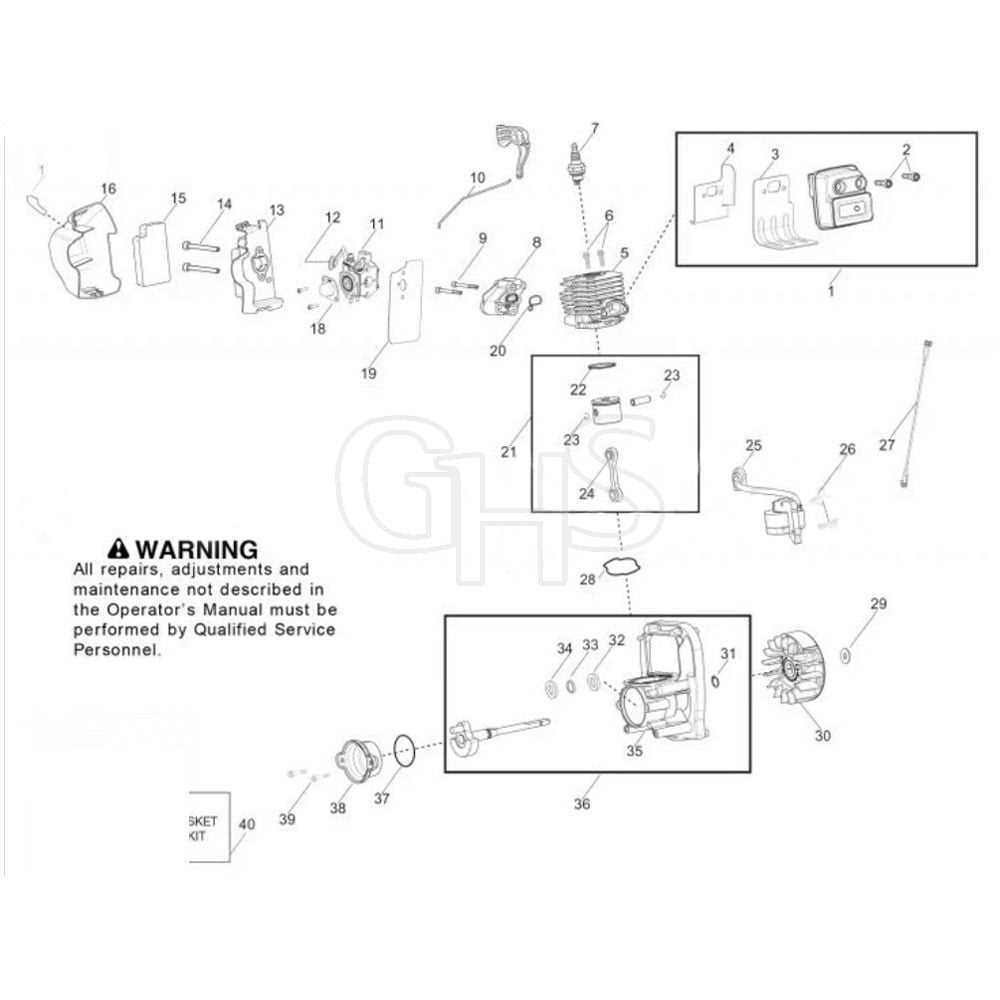 poulan mower parts diagram