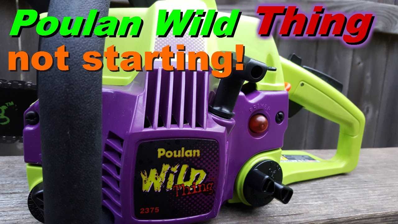 poulan wild thing parts diagram