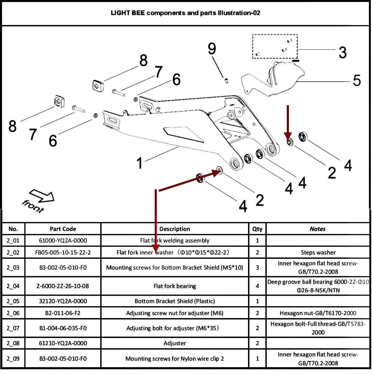 sur ron parts diagram