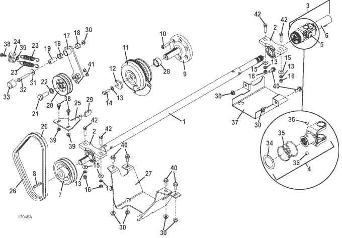 pto parts diagram