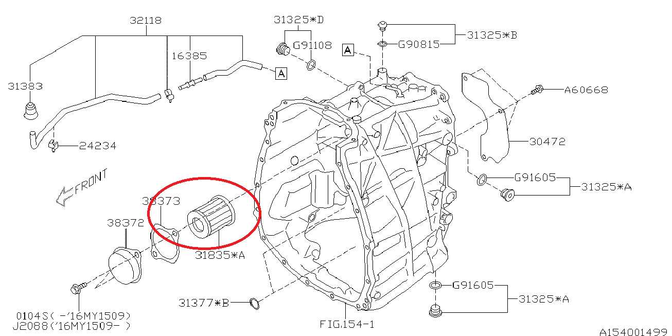 subaru legacy parts diagram