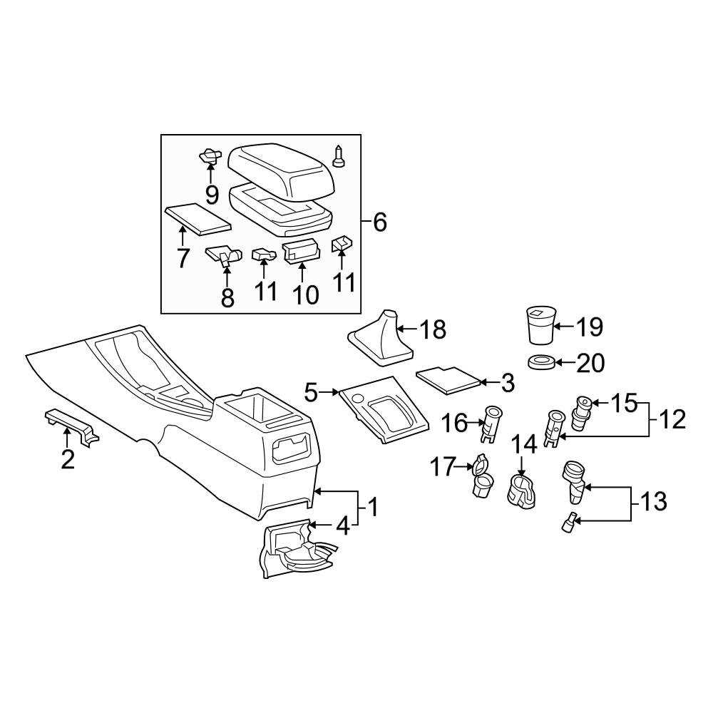 2007 toyota corolla body parts diagram