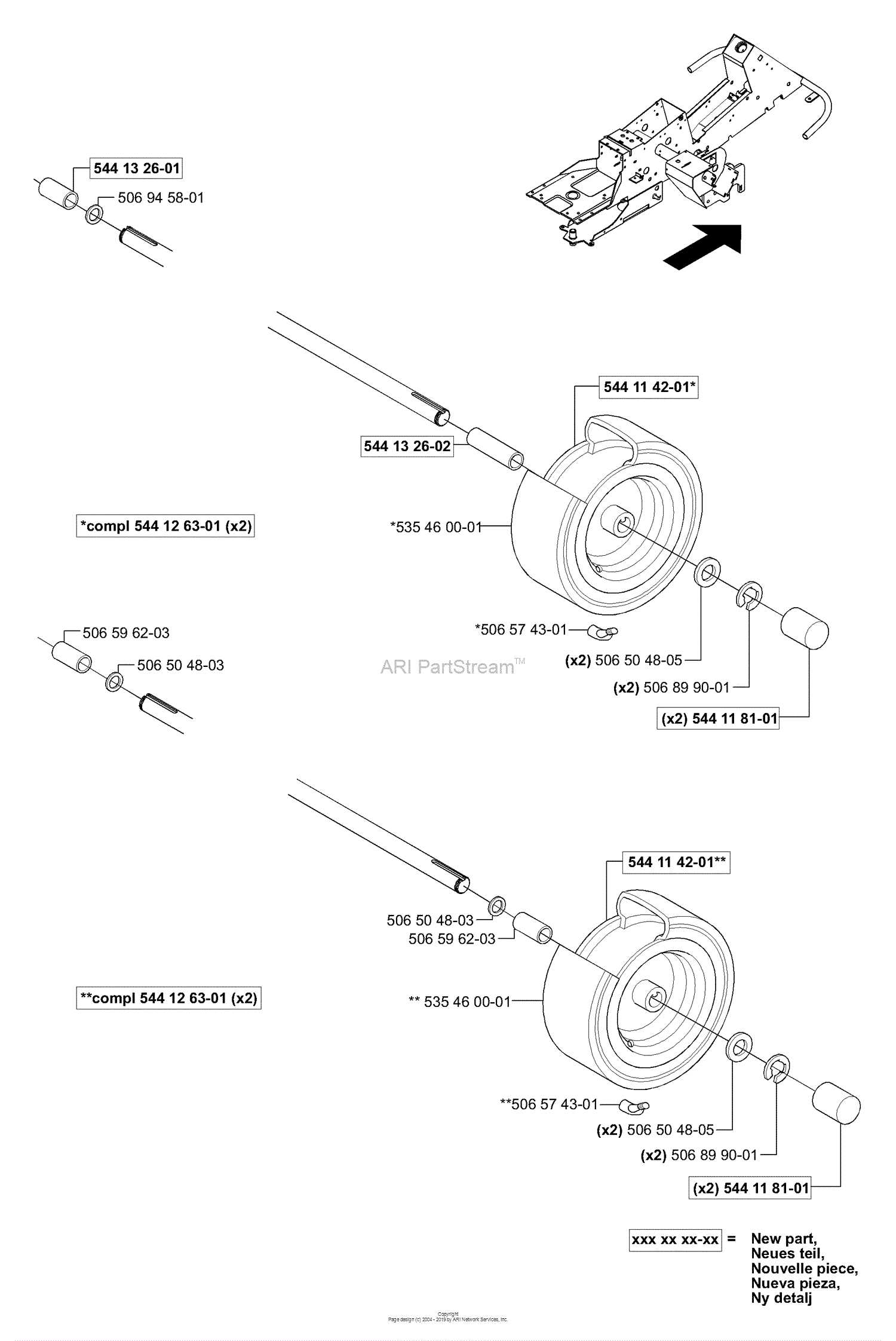 husqvarna rider 155 parts diagram