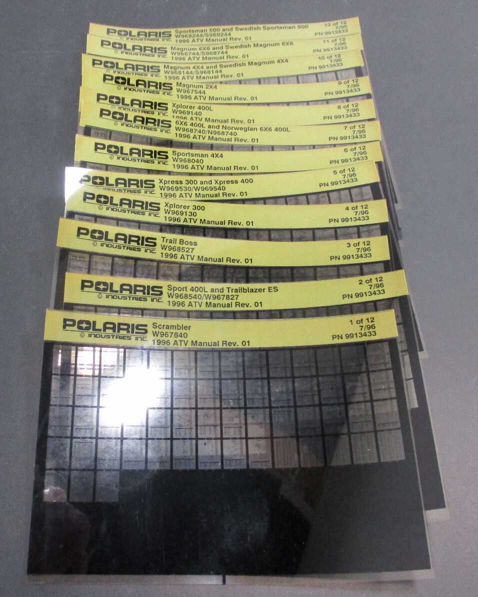 polaris atv parts diagram