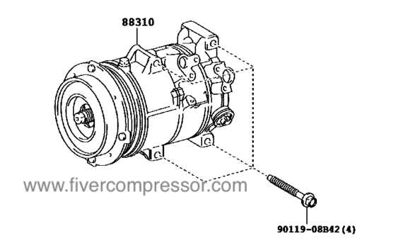 a c compressor parts diagram