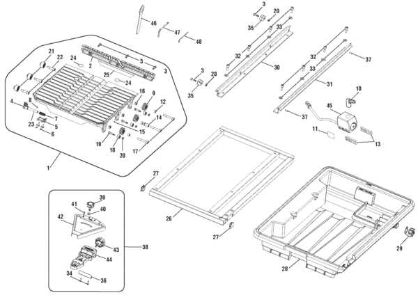 ridgid tile saw parts diagram