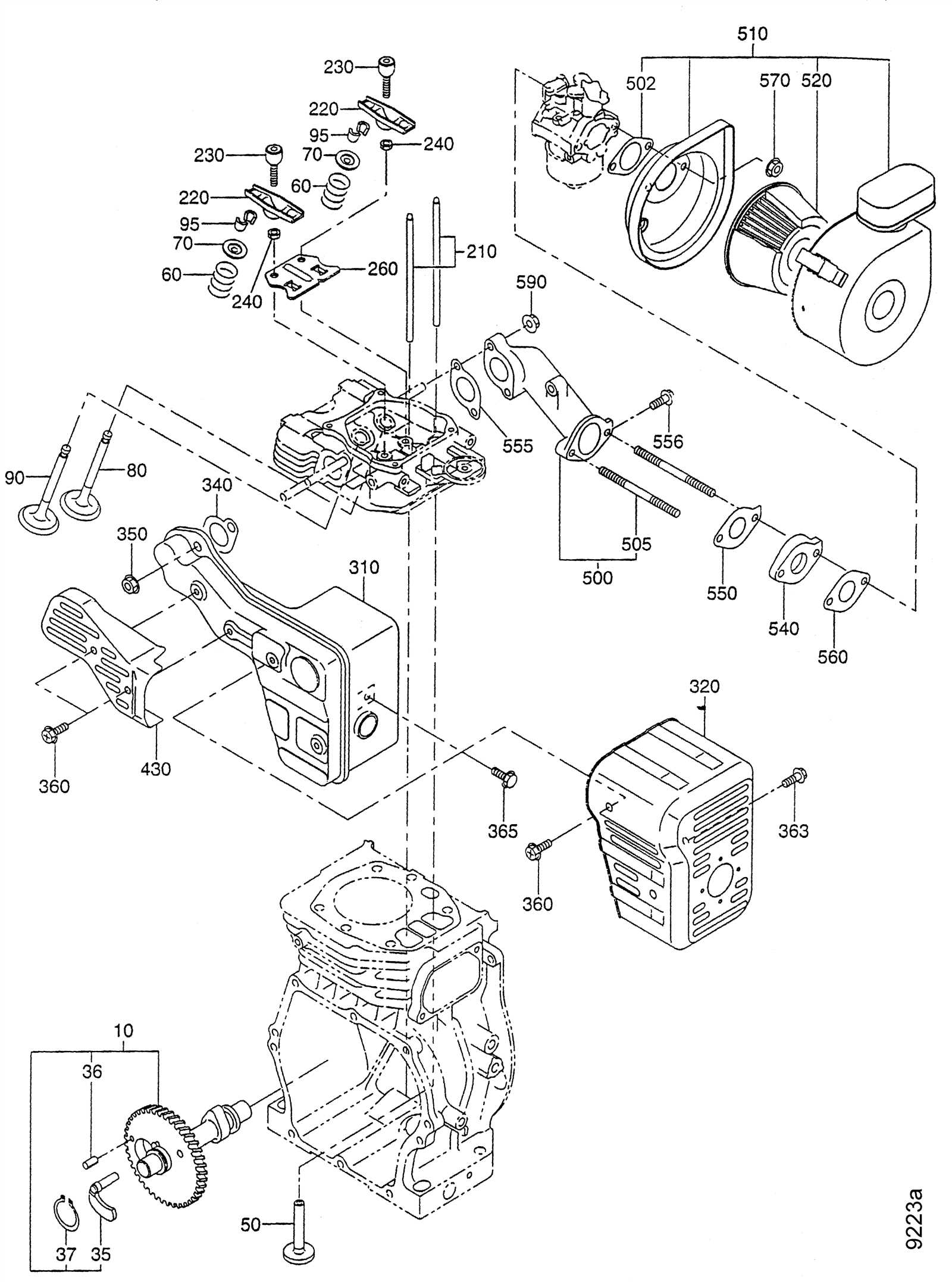 robin engine eh29c parts diagram