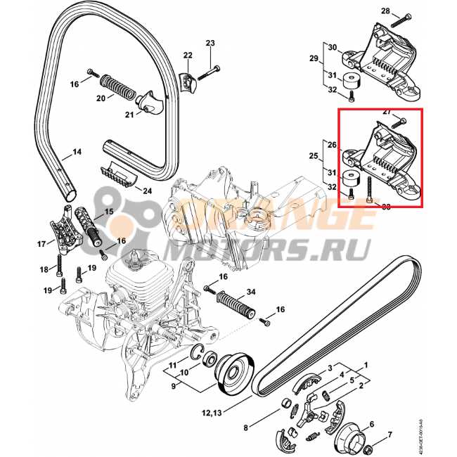 stihl sr 420 parts diagram