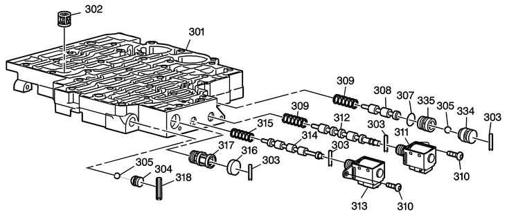 4l80e valve body parts diagram