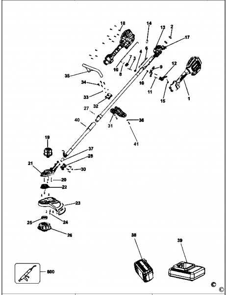 ryobi 40v trimmer parts diagram