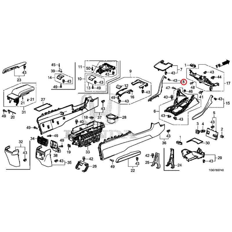 2017 honda civic parts diagram