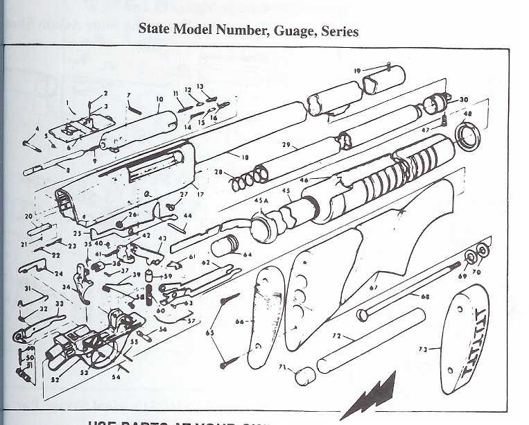savage 340 parts diagram