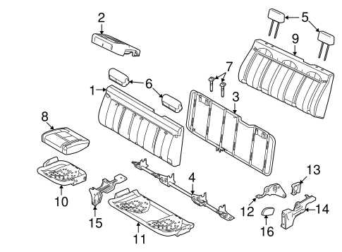 2013 ford f150 seat parts diagram