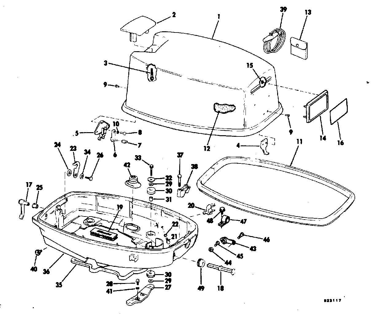 35 hp johnson outboard parts diagram