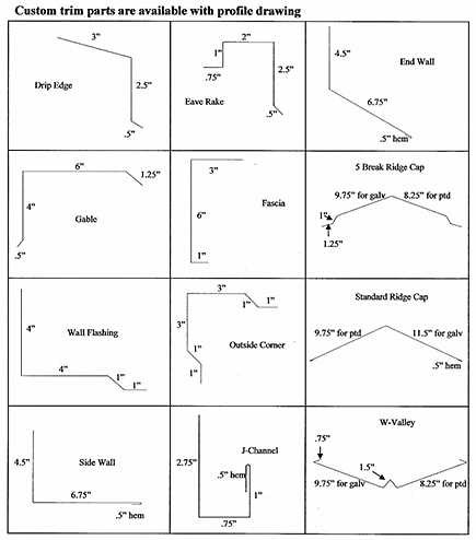 siding parts diagram