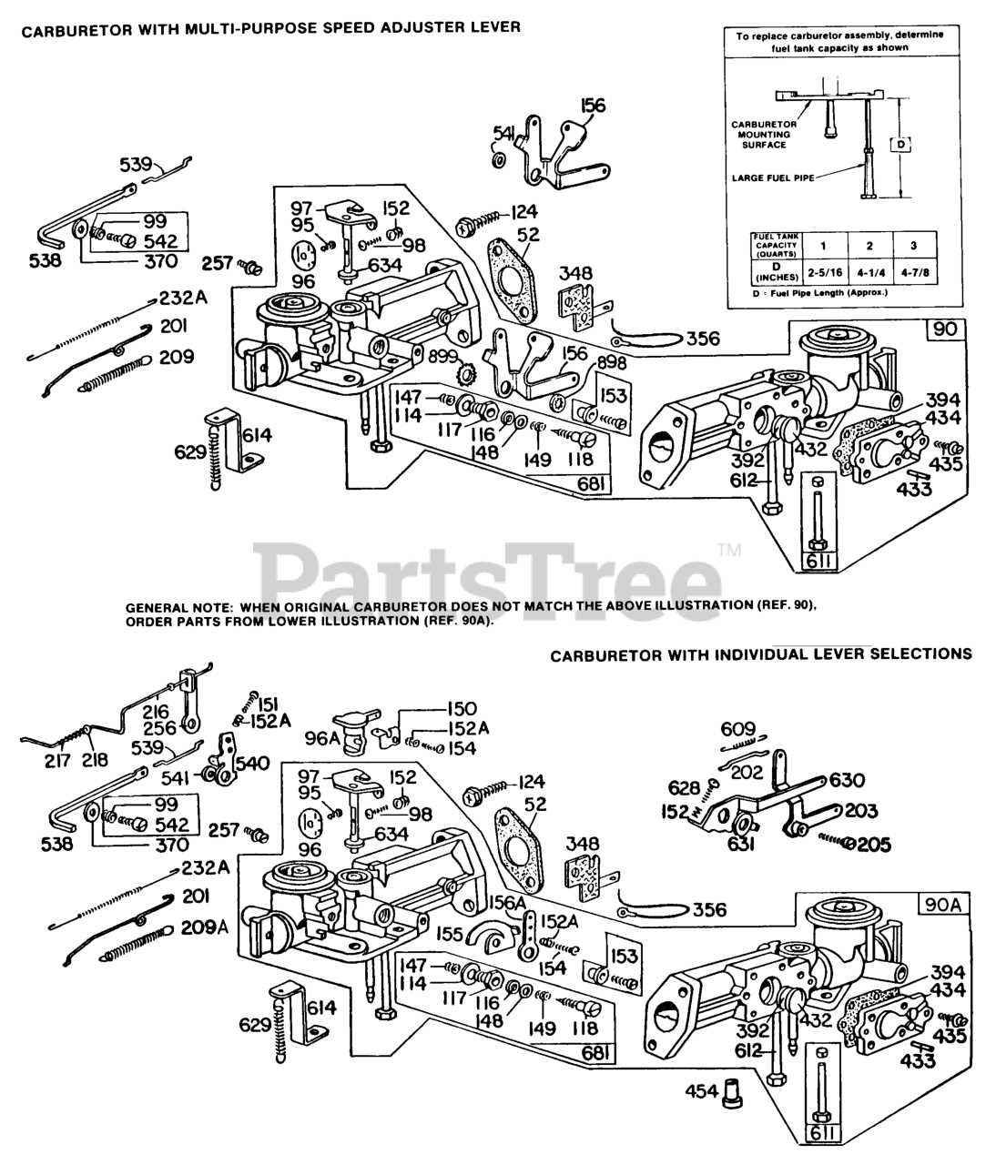 briggs stratton carburetor parts diagram