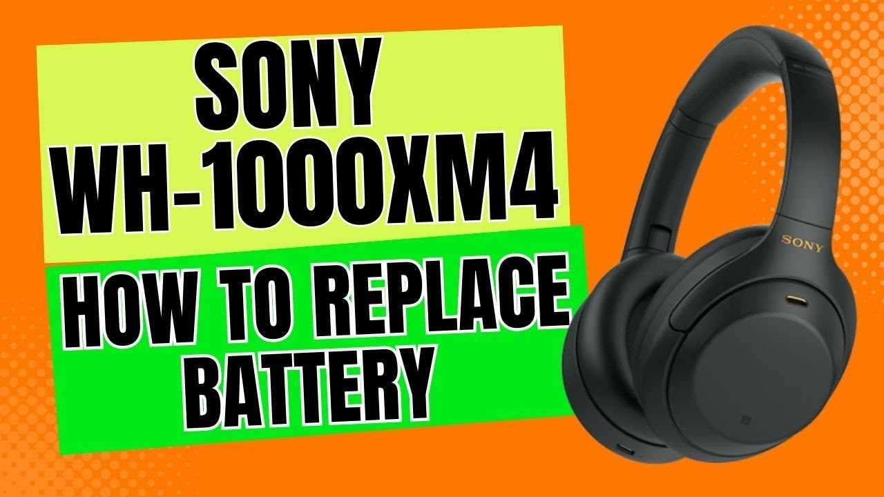 sony wh 1000xm4 parts diagram