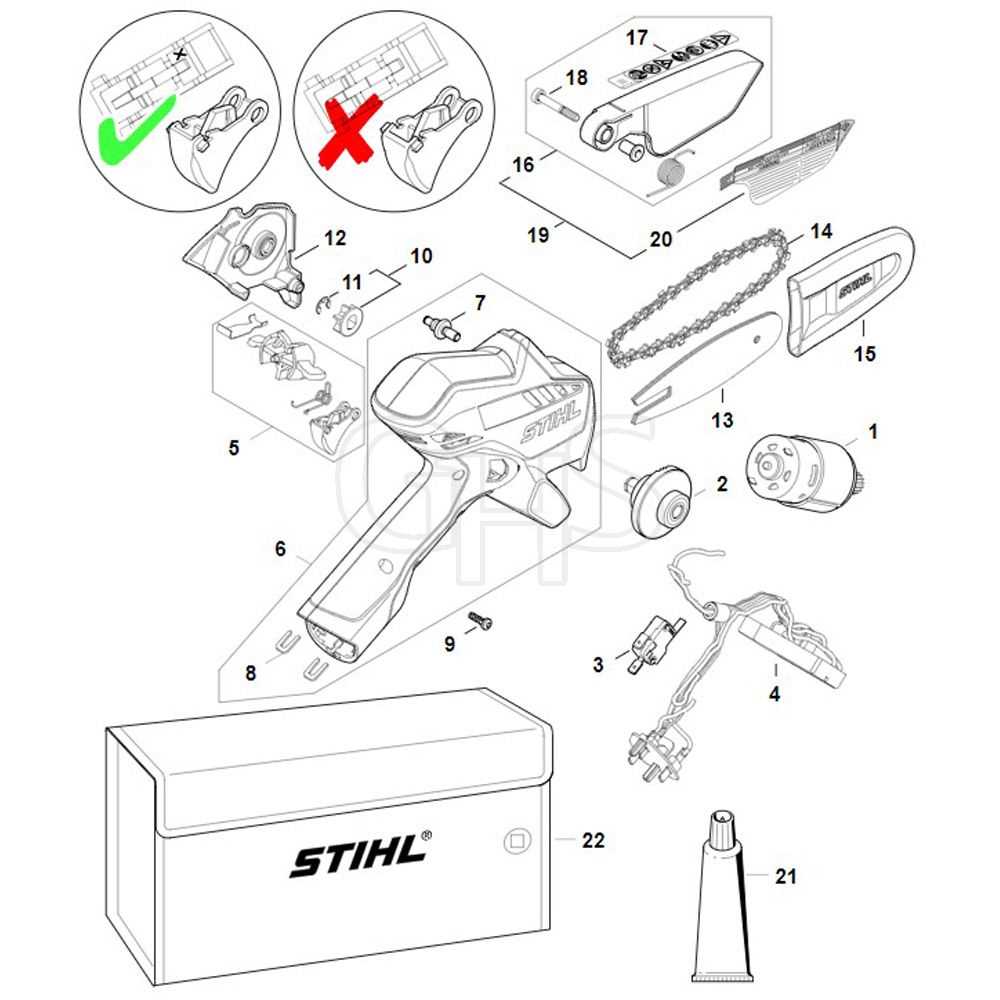 stihl spare parts diagrams