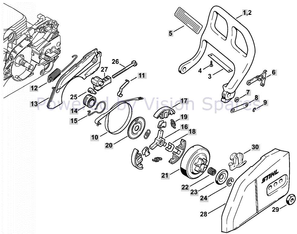stihl spare parts diagrams