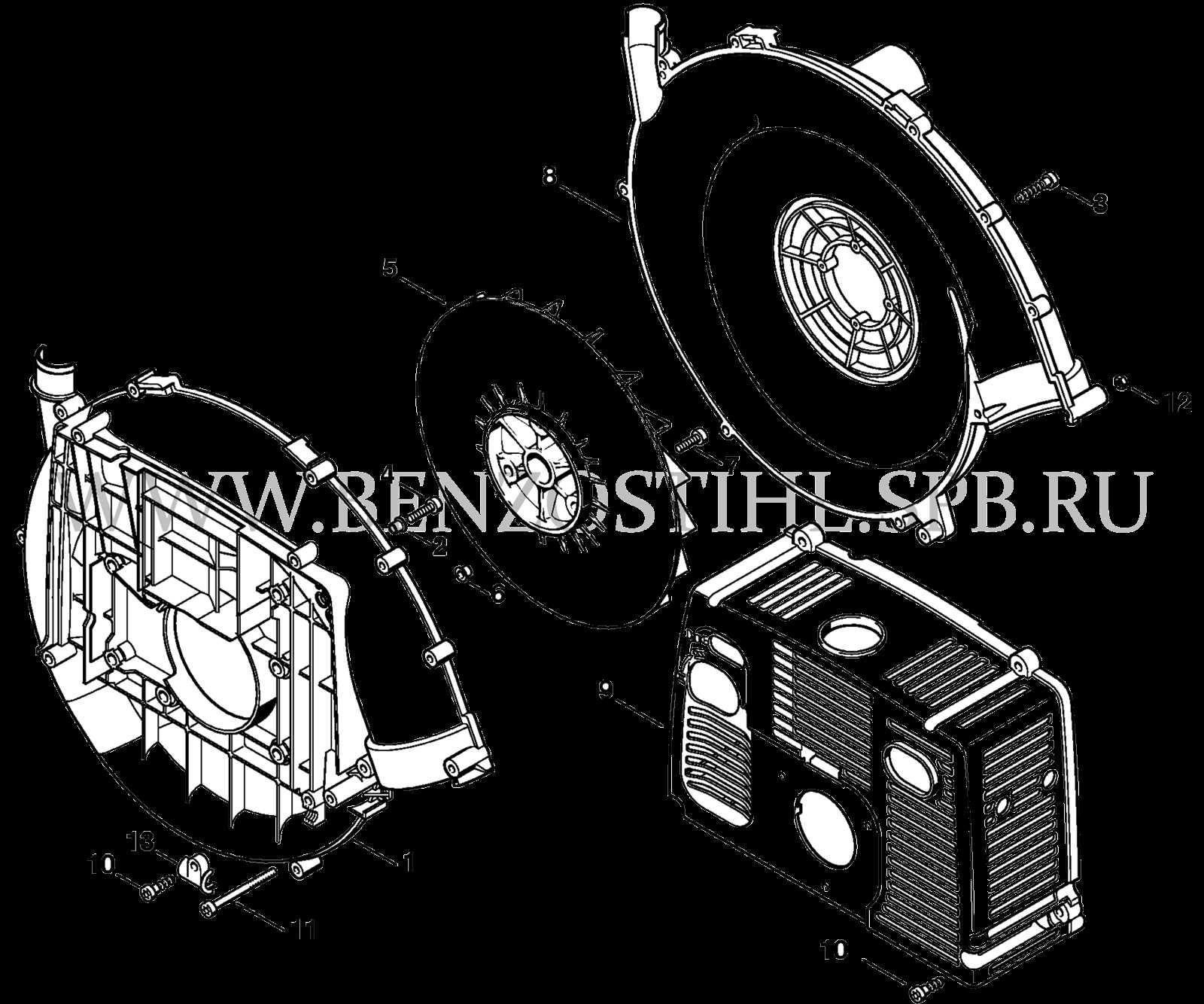 stihl sr 420 parts diagram