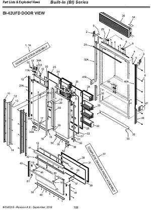 sub zero 650 refrigerator parts diagram