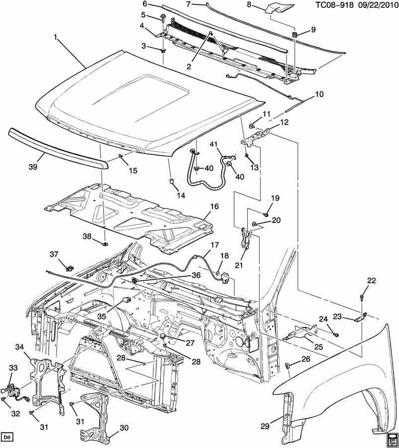 2007 gmc sierra parts diagram