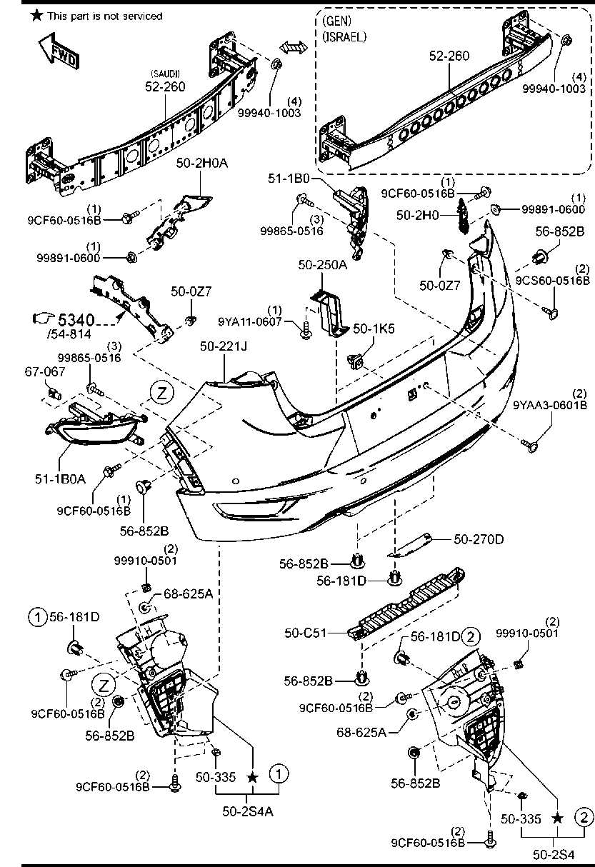 2016 ford fusion body parts diagram