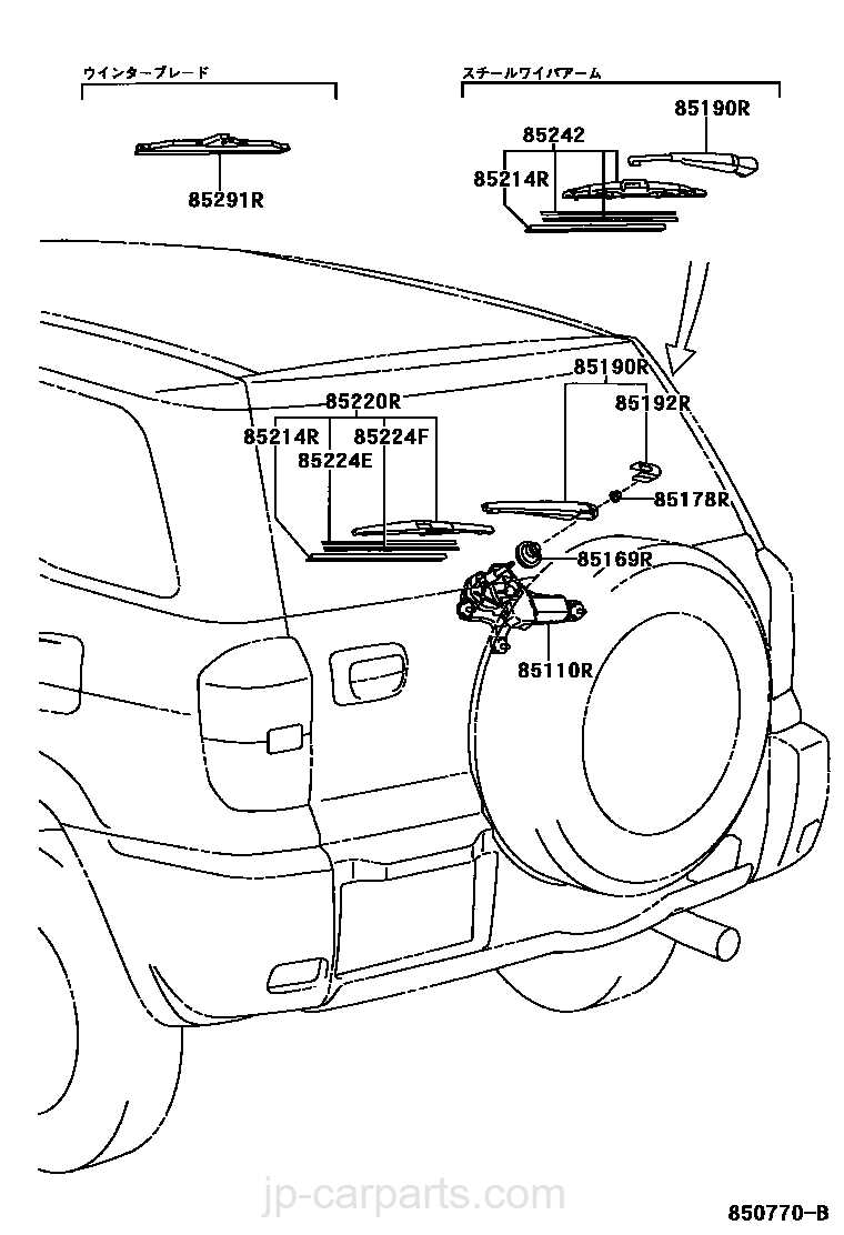 toyota rav4 parts diagram