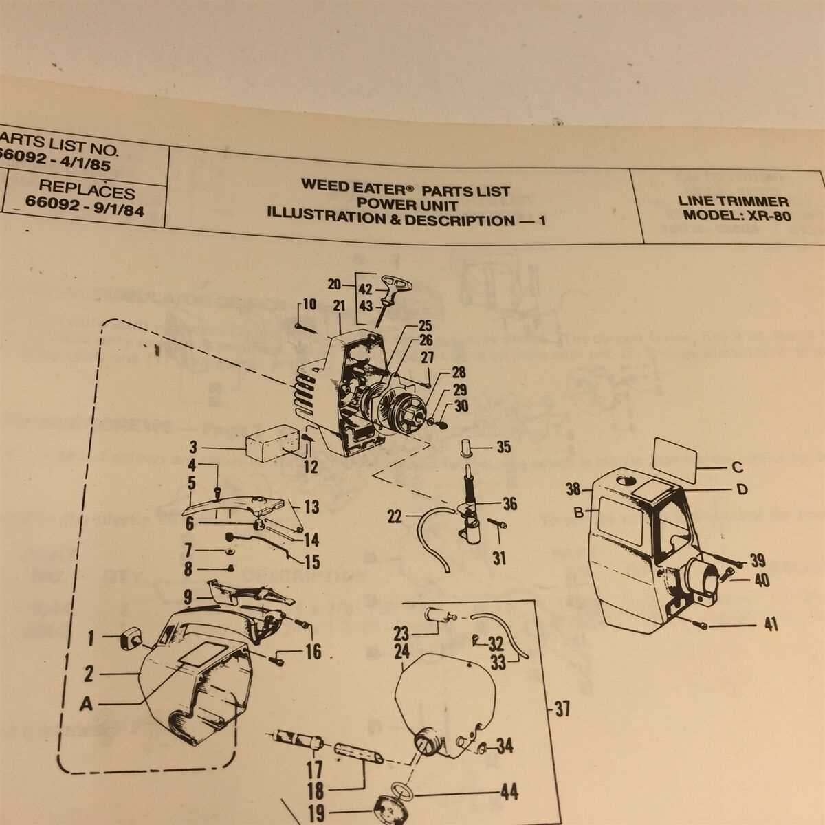 trane xr80 parts diagram