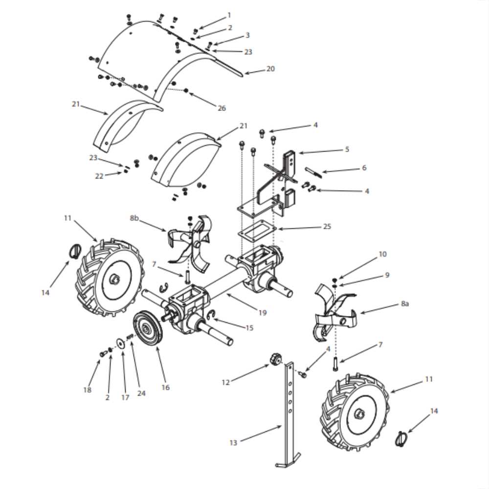 troy bilt bronco tiller parts diagram