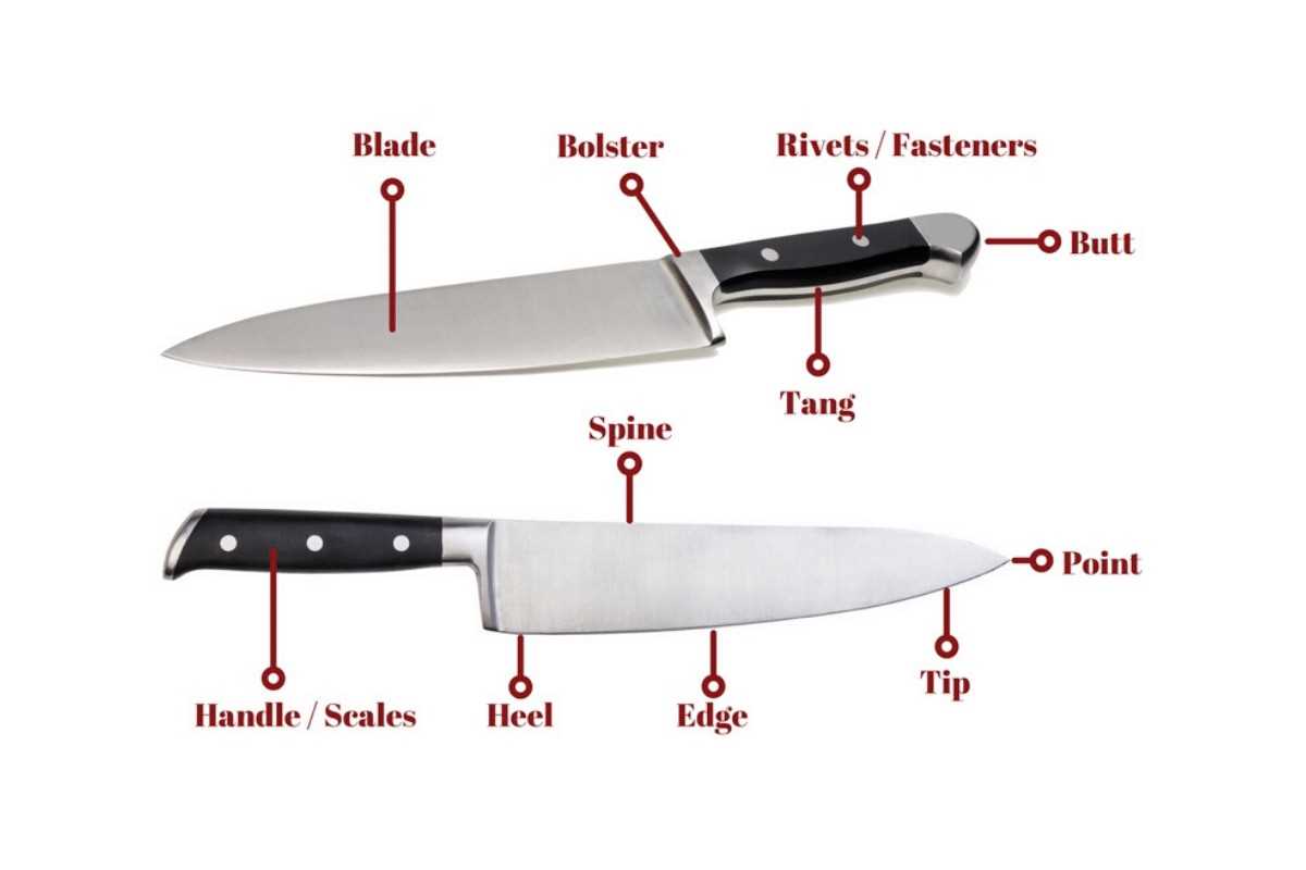 knife parts diagram