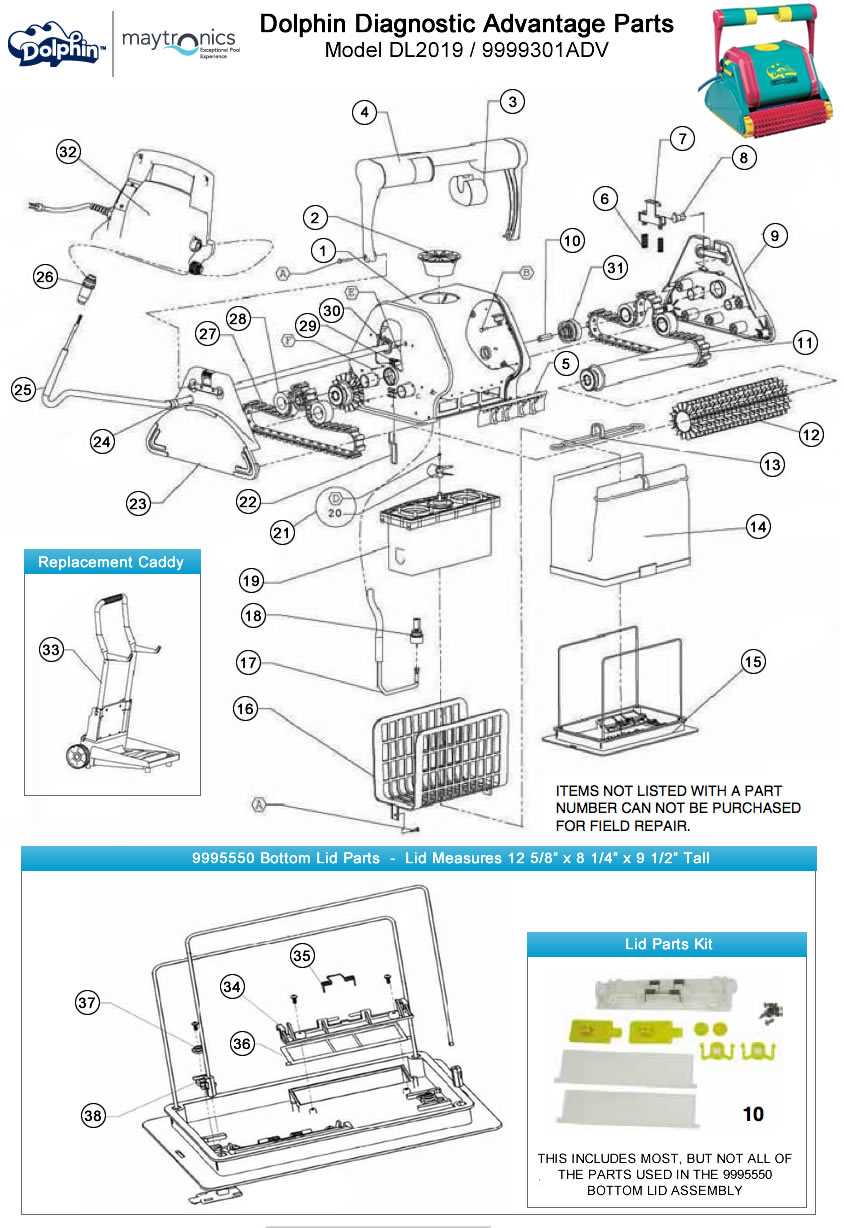 dolphin active 30 parts diagram